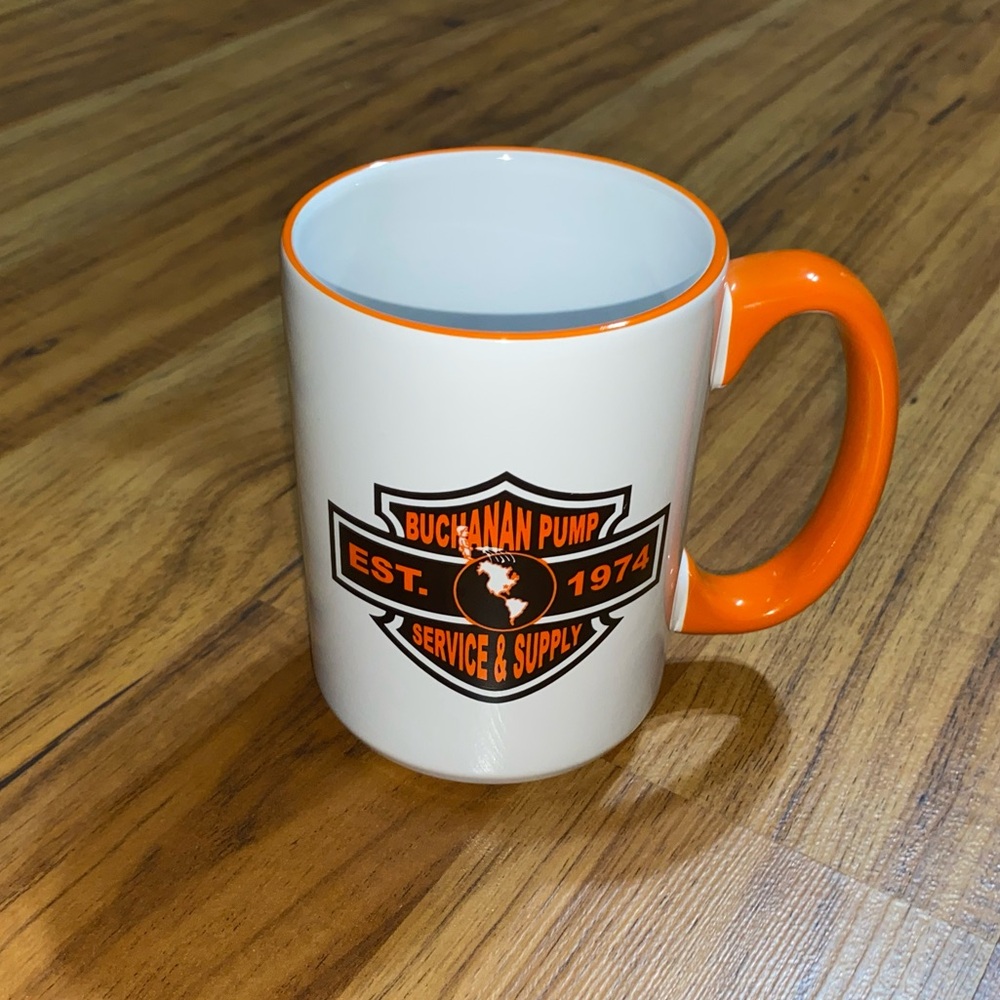 Buchanan Pump Service & Supply EST. 1974 Novelty Collector Coffee Mug